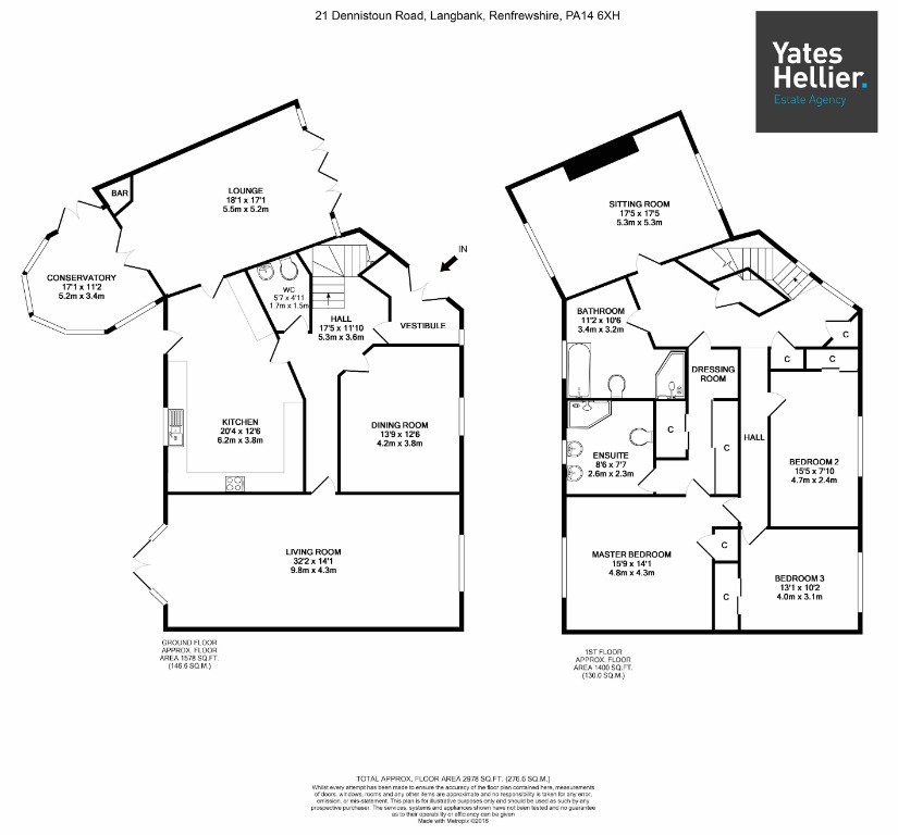4 Bedrooms Detached house for sale in Dennistoun Road, Langbank, Renfrewshire PA14