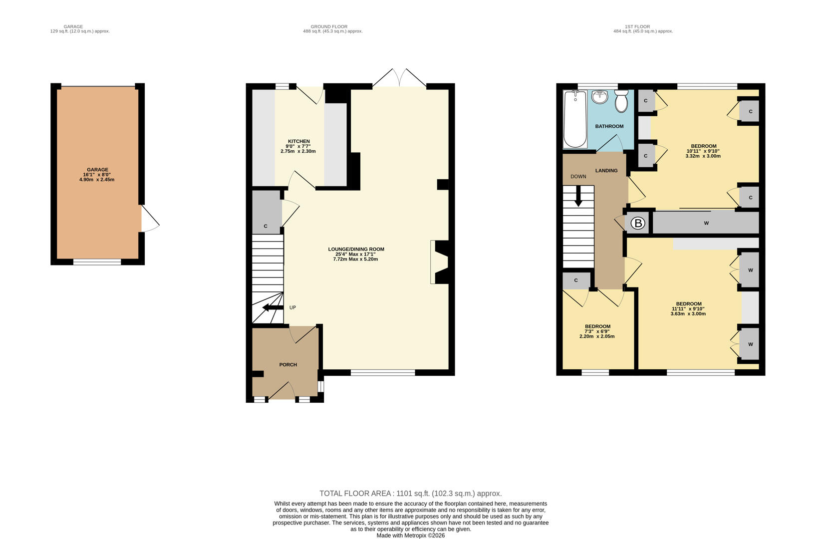 Bredon Avenue, Coventry floorplan