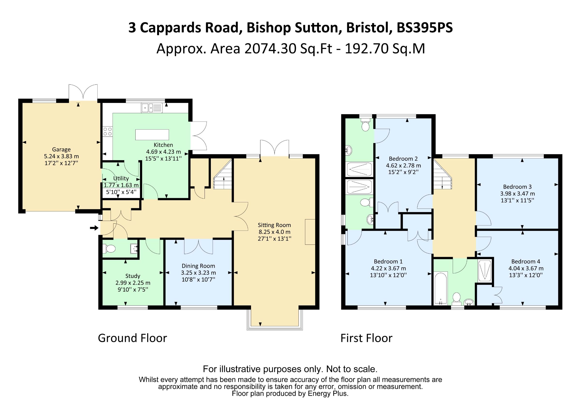 3 Cappards Road, Bristol floorplan