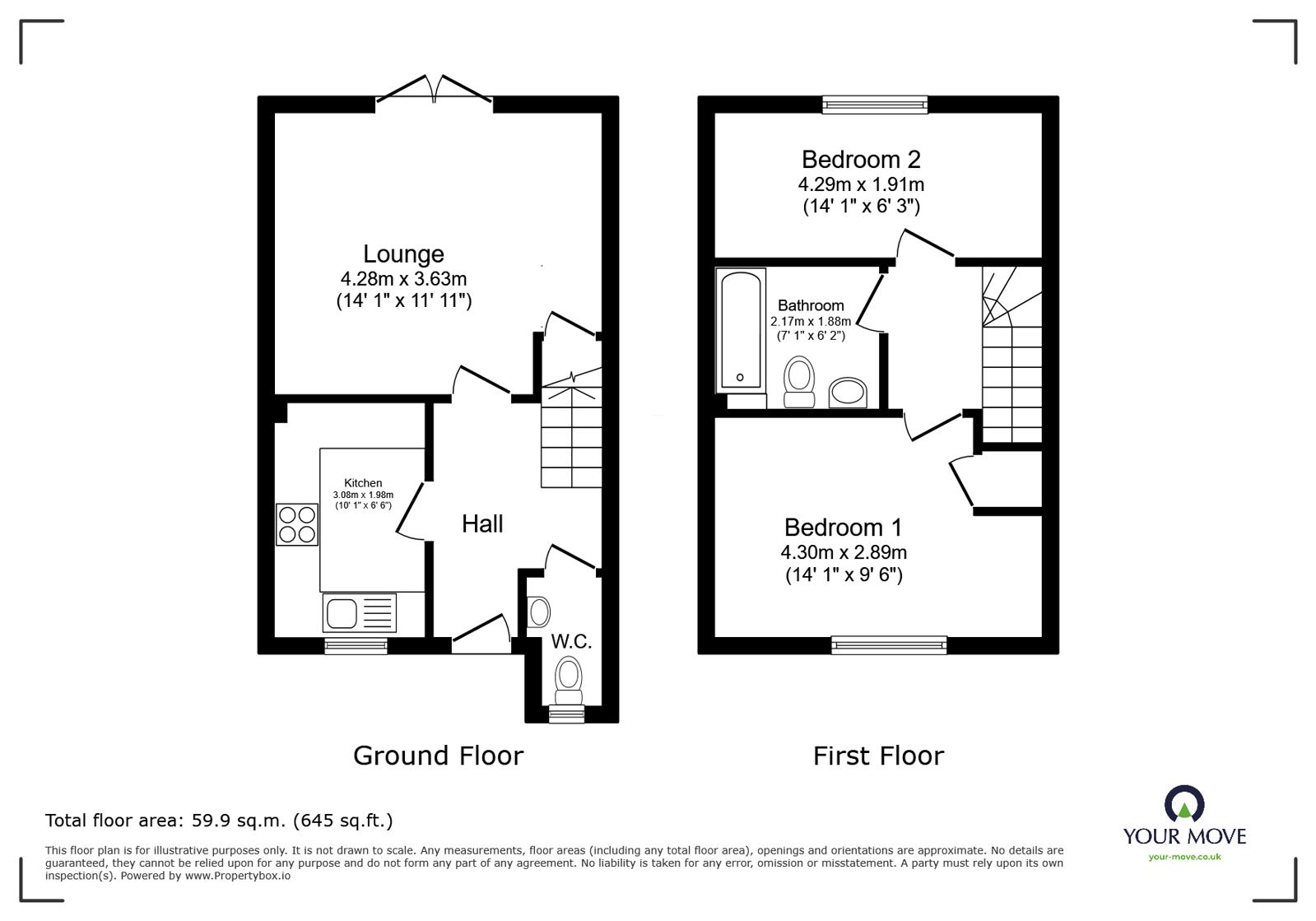 38, Omaha Drive, Leicestershire floorplan