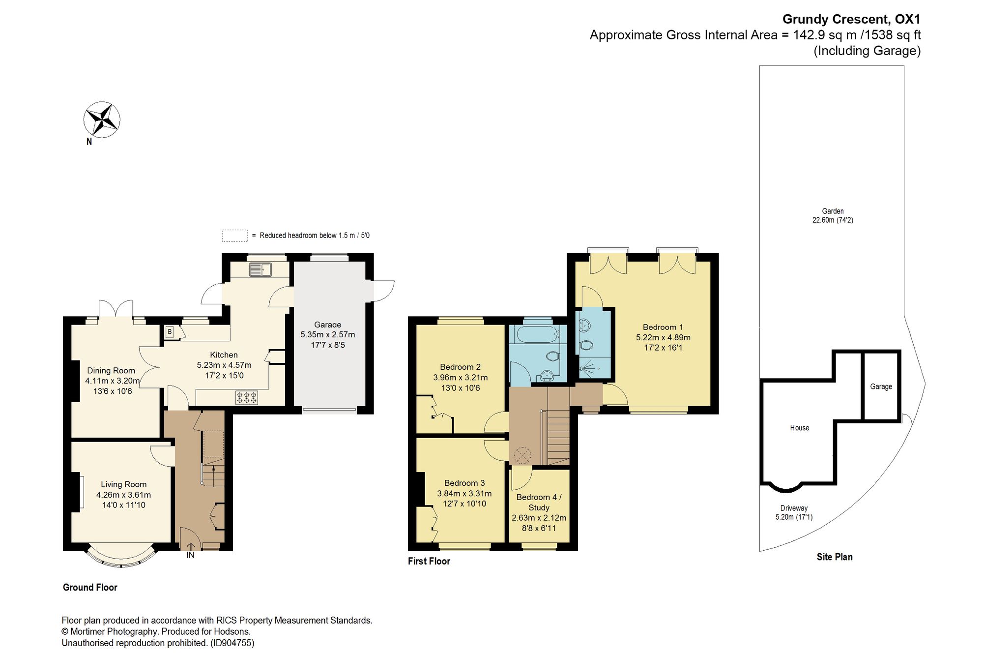 6 Grundy Crescent, Oxford floorplan