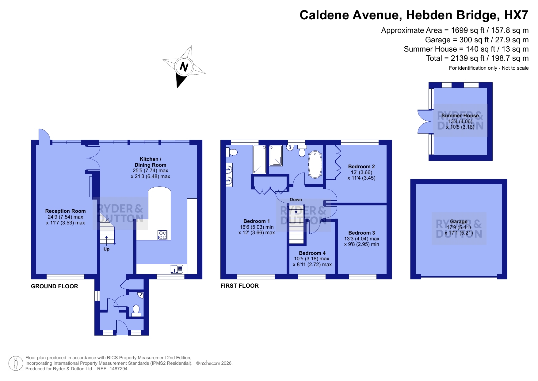 77, Caldene Avenue, West Yorkshire floorplan