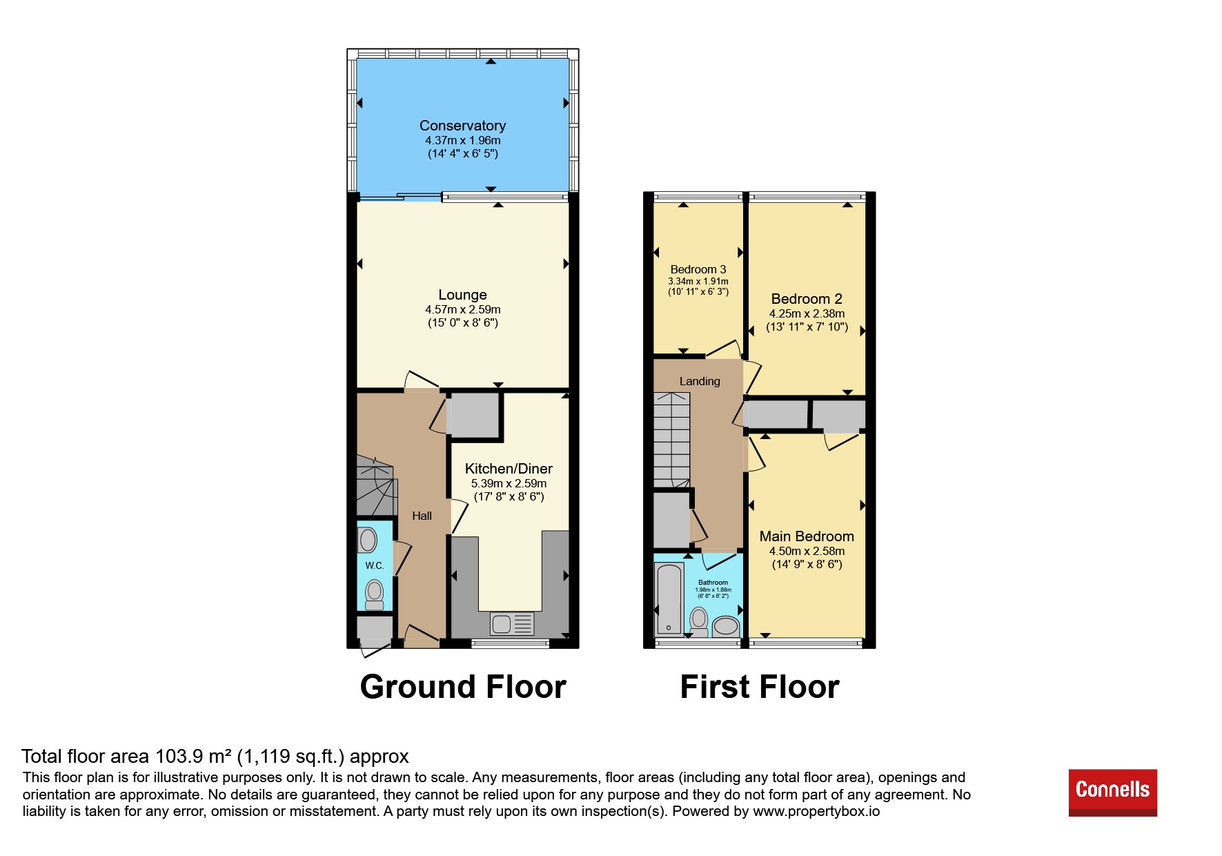 21, Skene Close, Milton Keynes floorplan