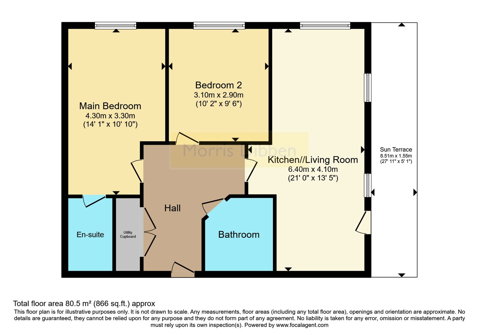5 Chantry House,, Albert Road North, Hampshire floorplan