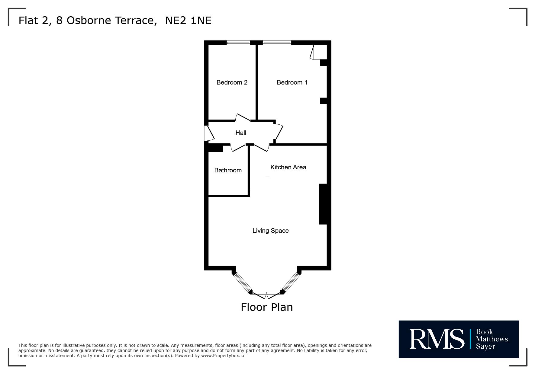 Flat 2, 8, Osborne Terrace, Newcastle Upon Tyne floorplan