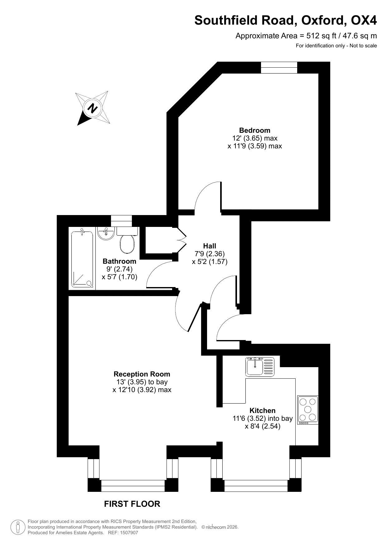 4C, Southfield Road, Oxford floorplan