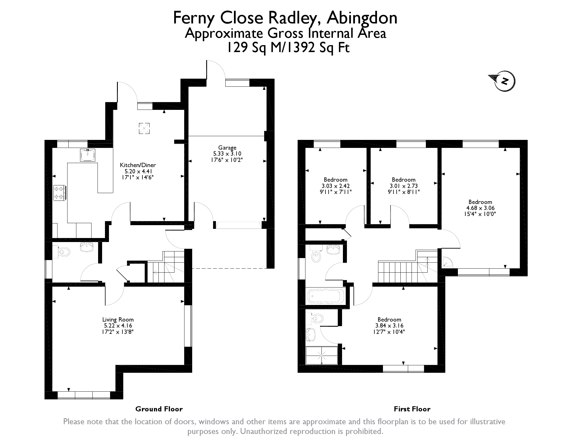 4 Bedrooms Detached house for sale in Ferny Close, Radley, Abingdon, Oxfordshire OX14