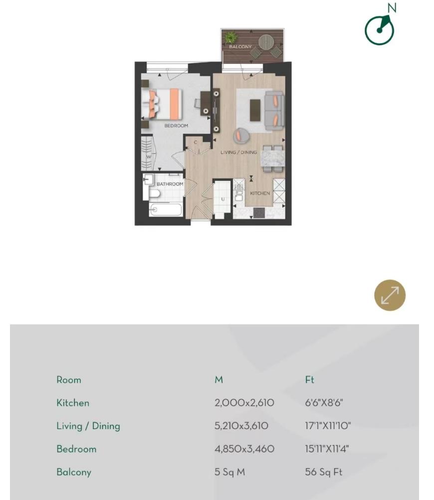 Anax Street, London floorplan