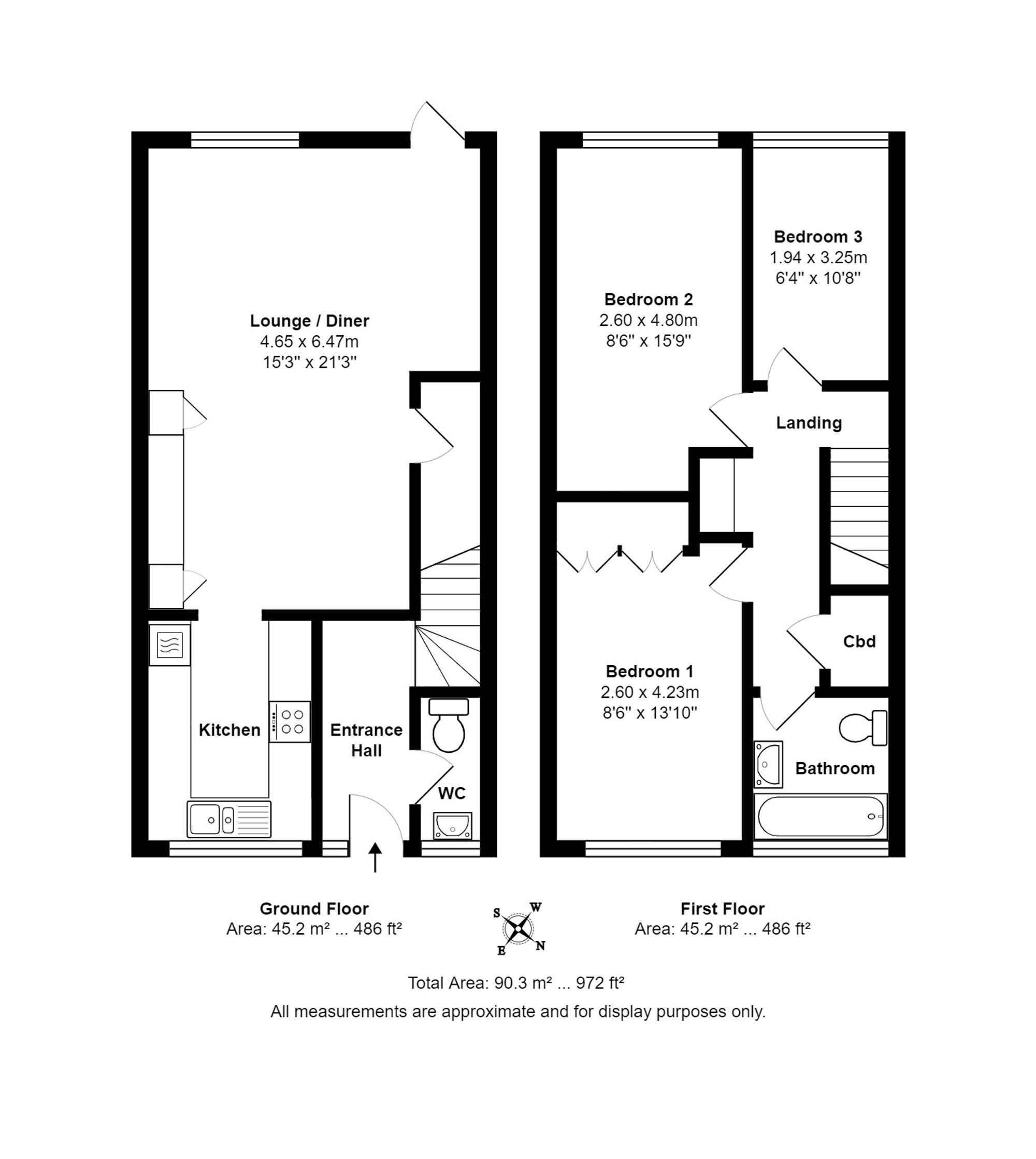269 Chatsworth Grove, Harrogate floorplan