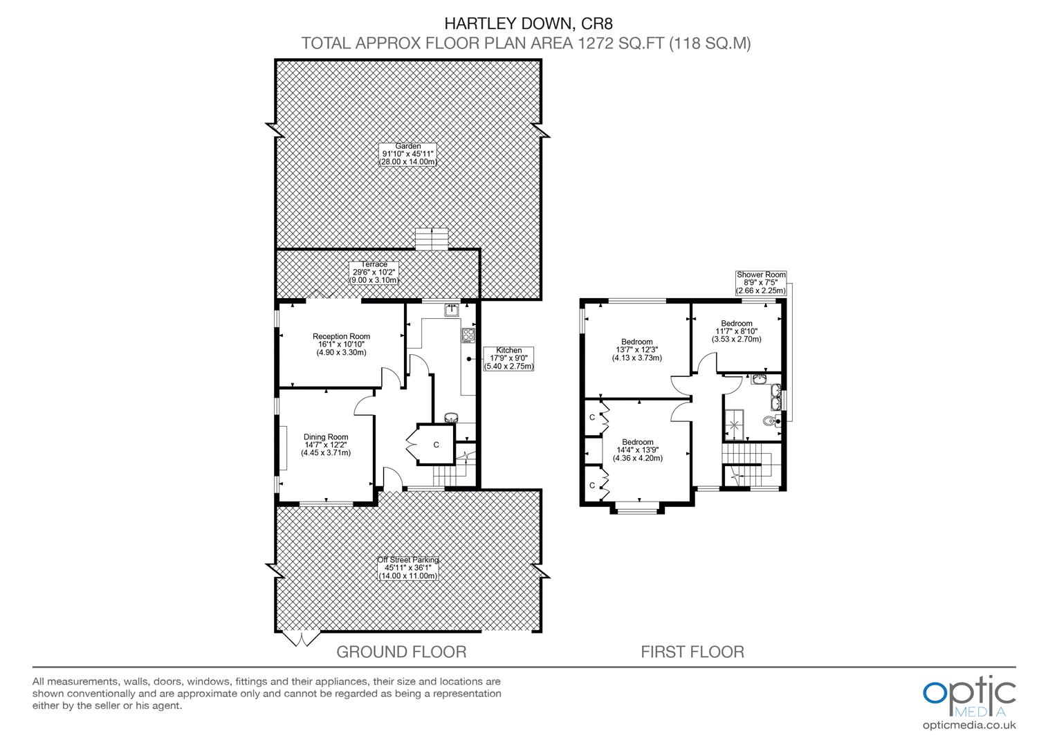 76, Hartley Down, Purley floorplan