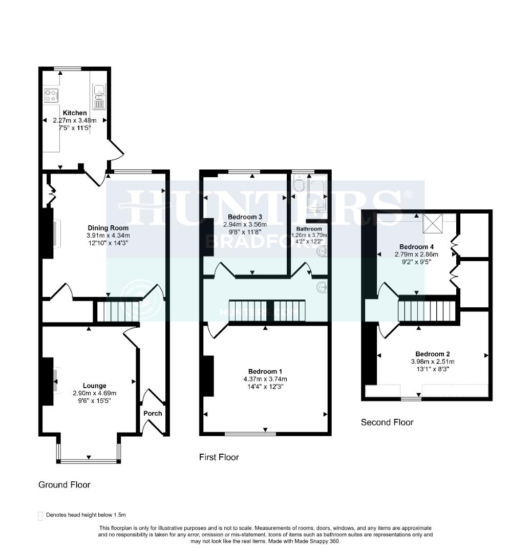 1119, Leeds Road, Bradford floorplan