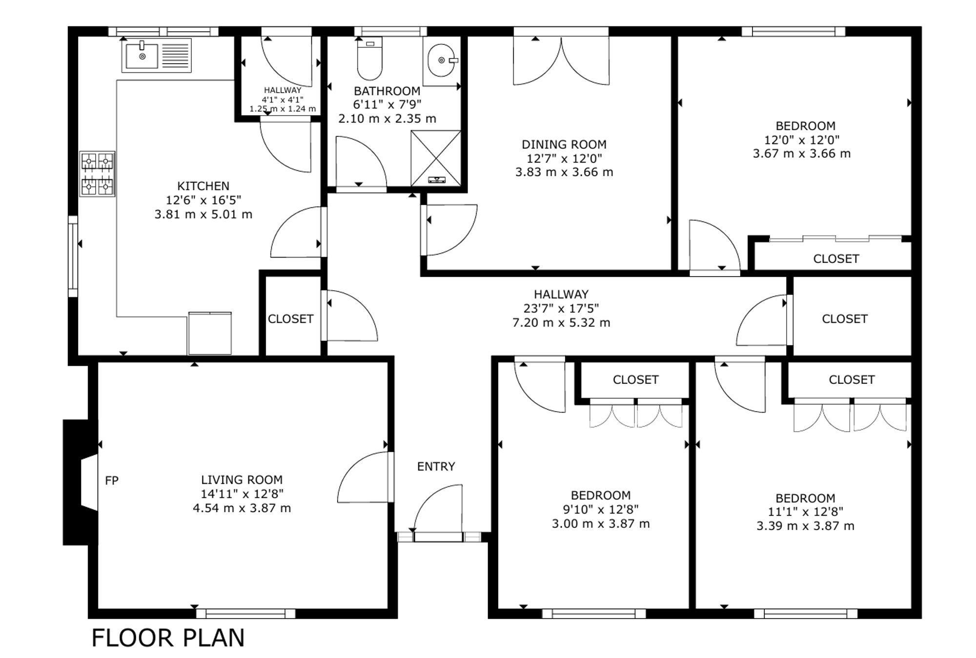 27 Castle Road, Stirling floorplan