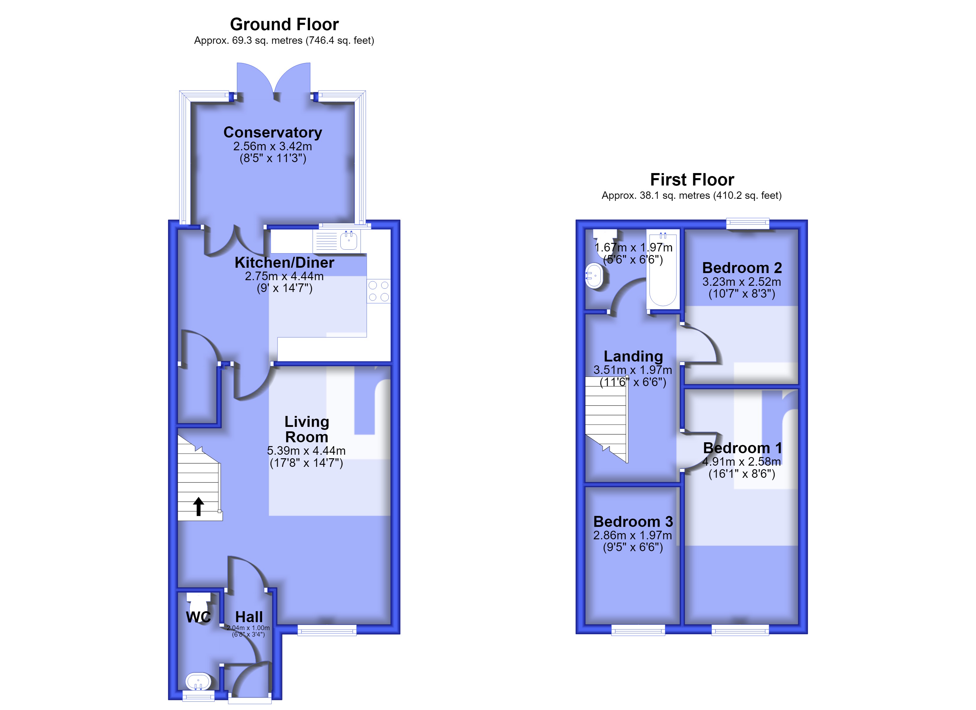 9, Abbeydale Way, Accrington floorplan