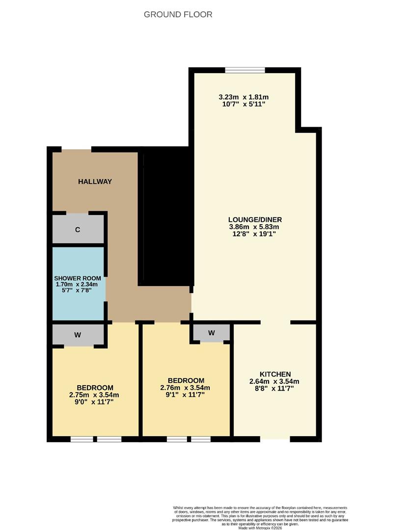 17, Acorn Court, Cellardyke floorplan