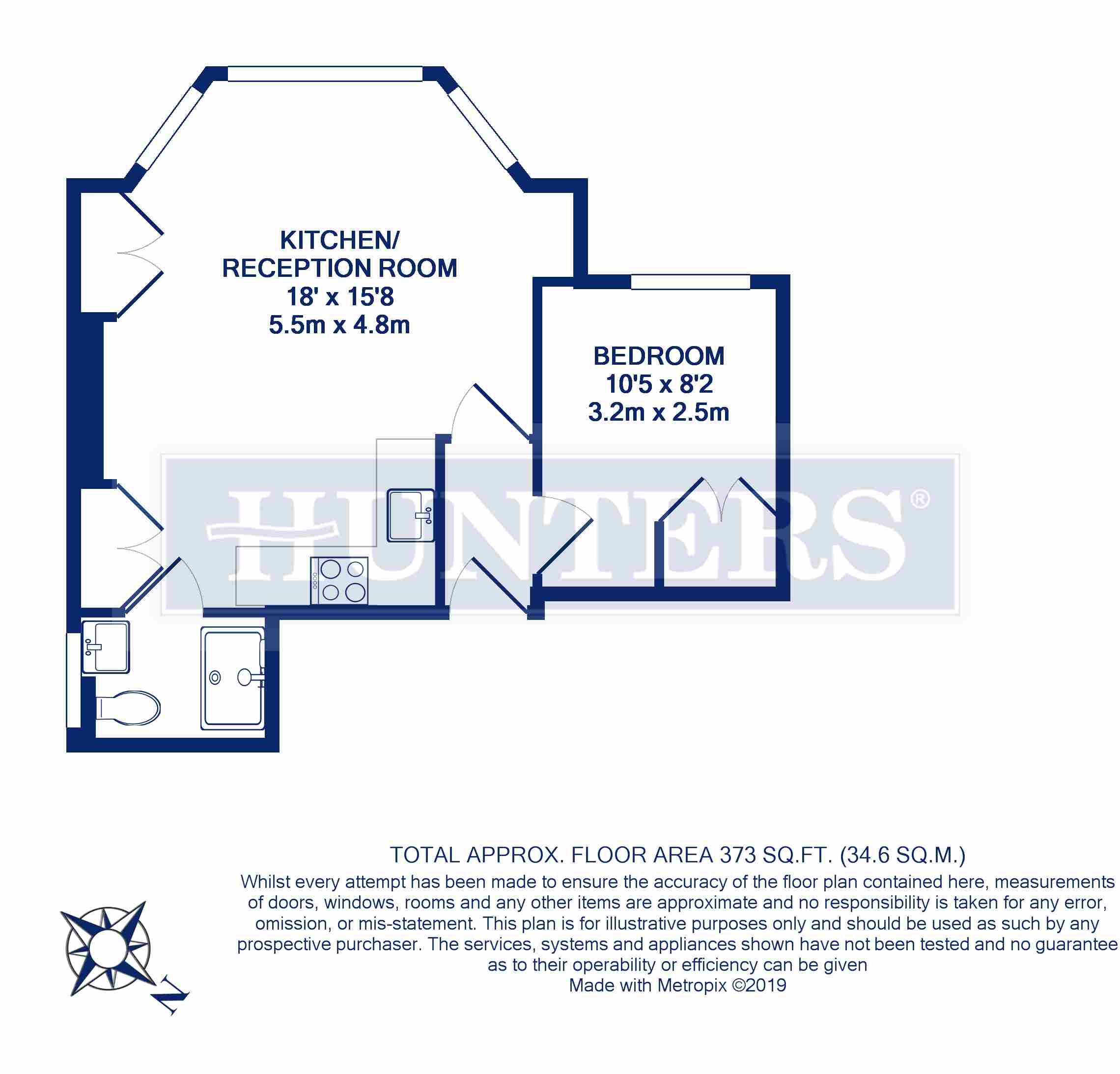 1 Bedrooms Flat to rent in Park Avenue, London NW2