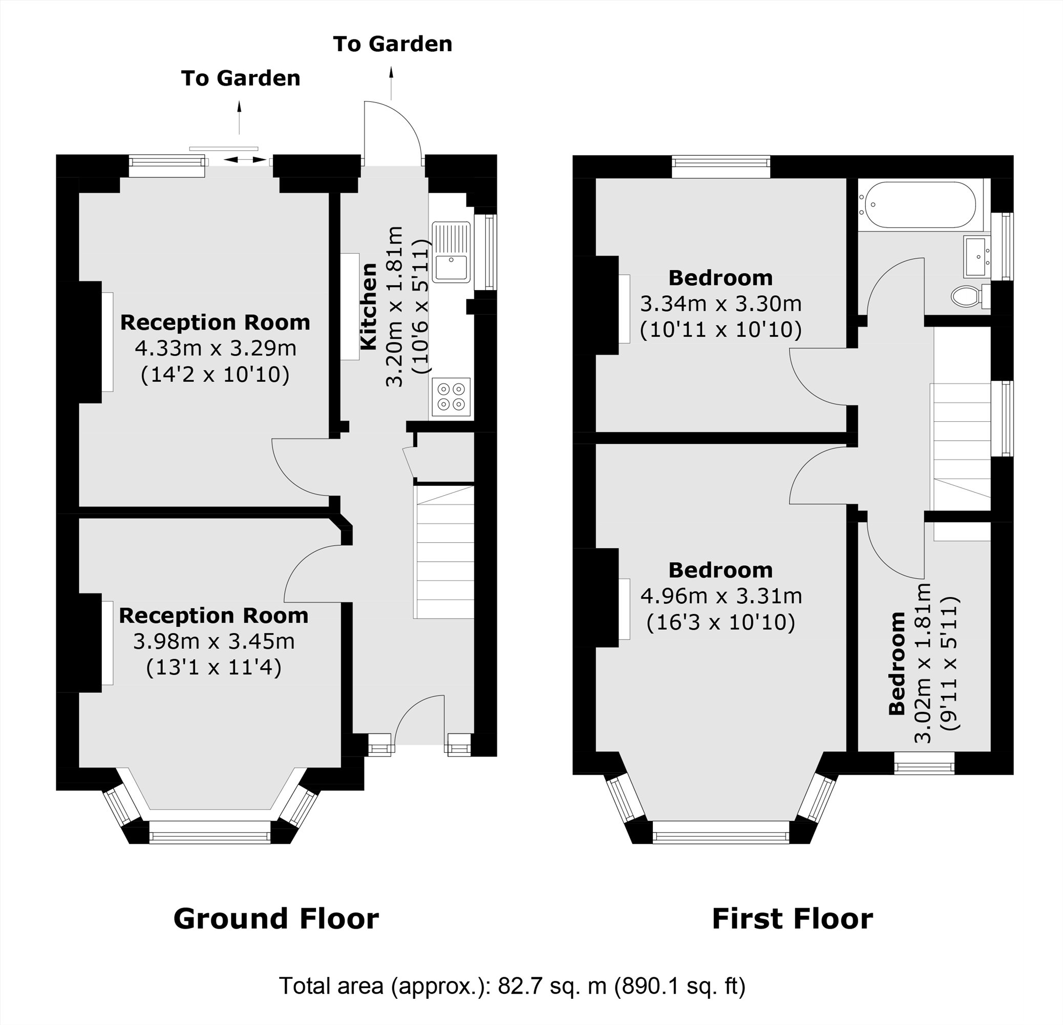 91, Cumbrian Gardens, London floorplan