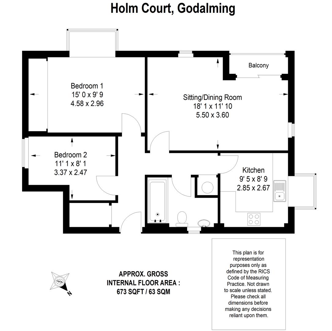 Twycross Road, Godalming floorplan