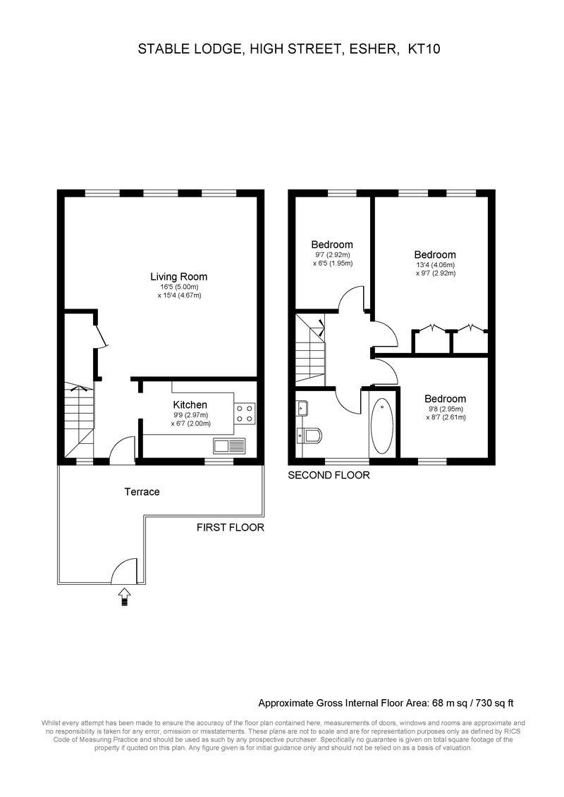 Stable Lodge, 24a High Street, Esher floorplan
