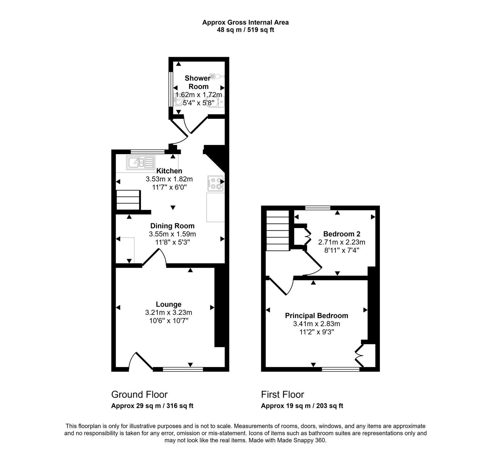 6, Fore Street, Westbury floorplan