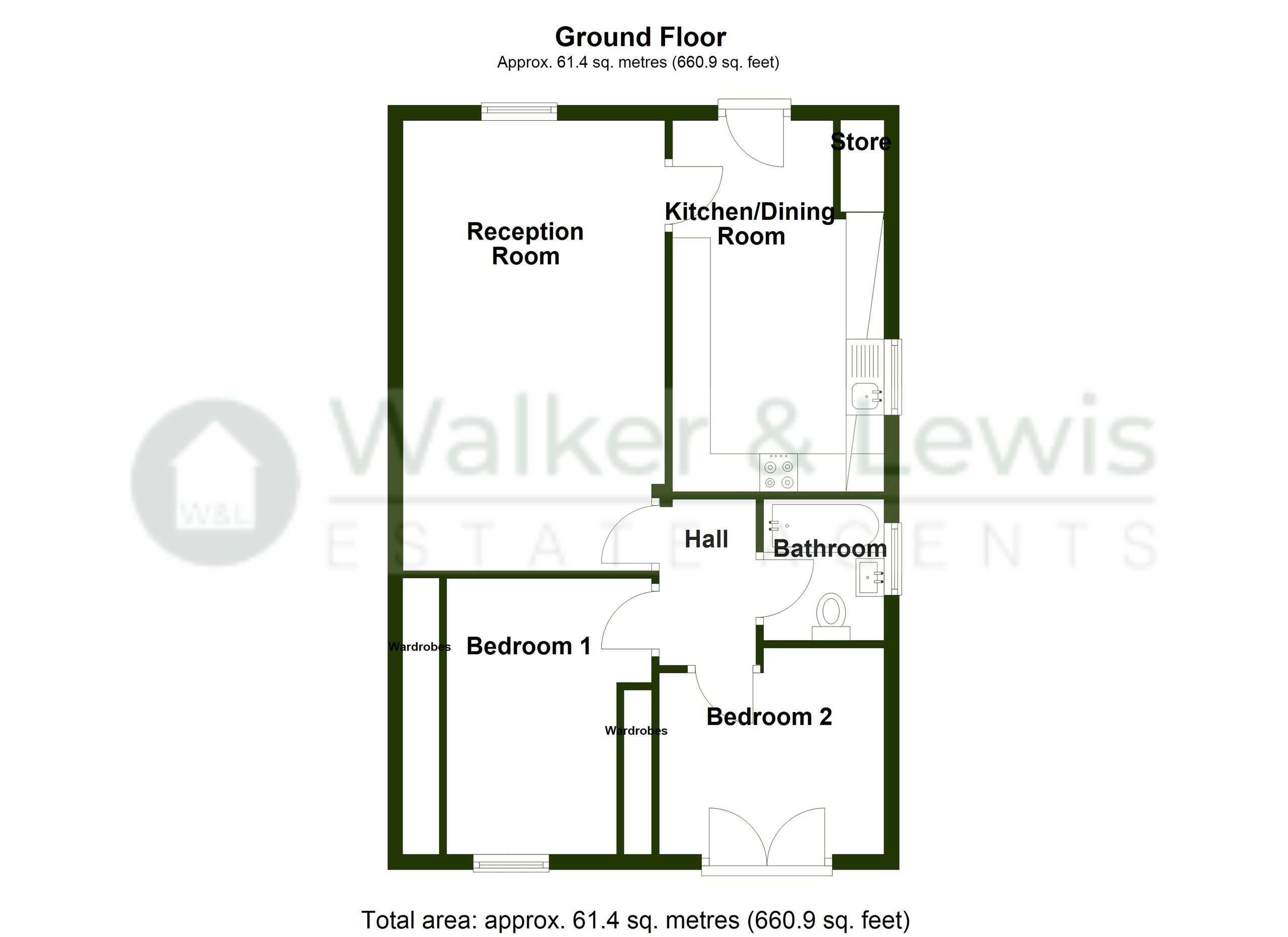 8 Kidwelly Grove, Merthyr Tydfil floorplan