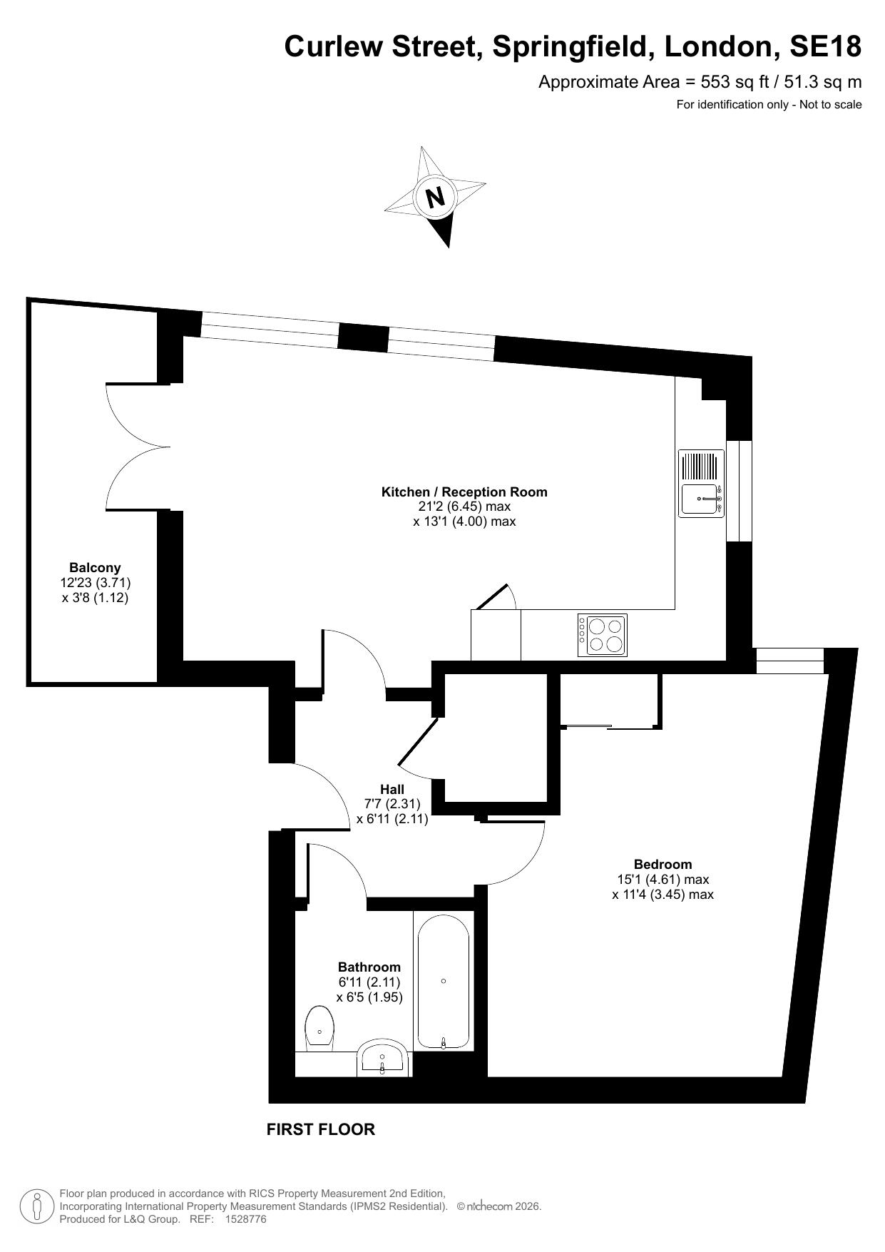 Curlew Street, Woolwich, London floorplan