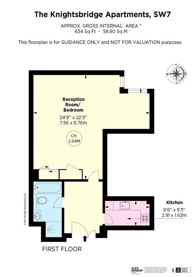 110 The Knightsbridge Apartments 199, Knightsbridge, London floorplan