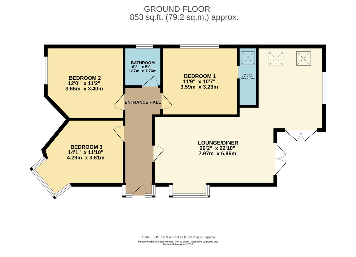 22, Doveston Road, Sale floorplan