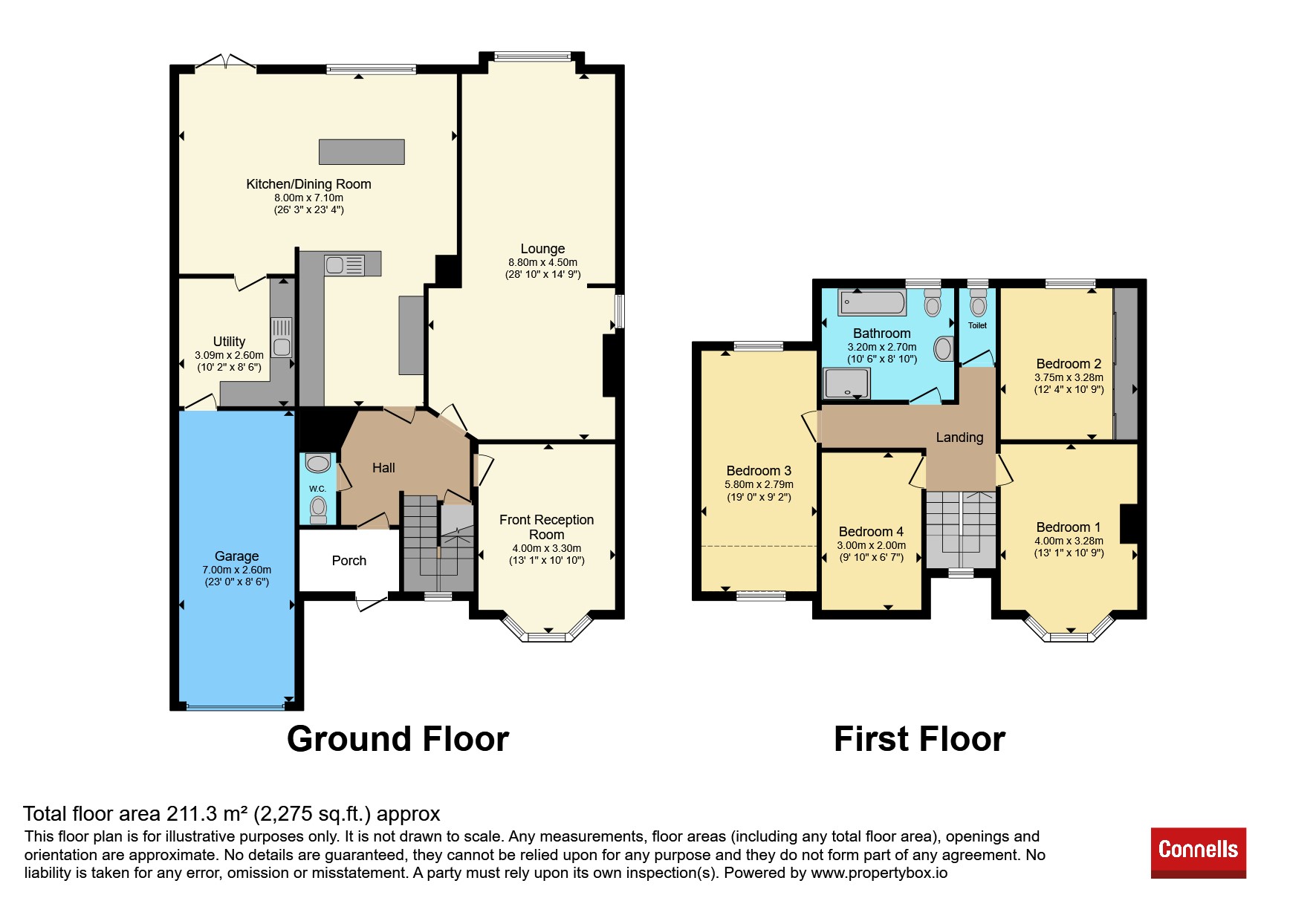 107, Longwood Road, Walsall floorplan
