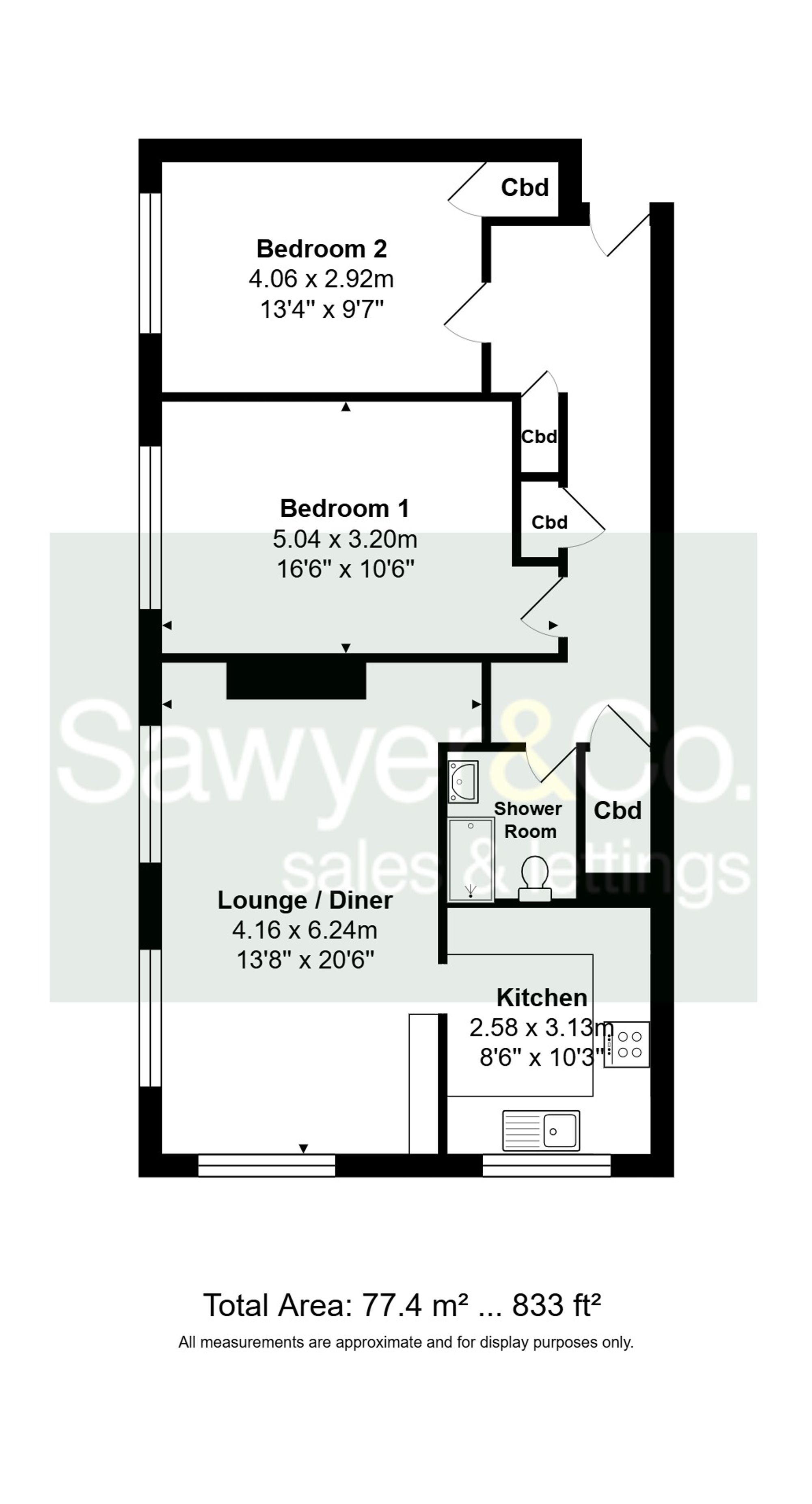 40 Coombe Lea Grand Avenue, Hove floorplan