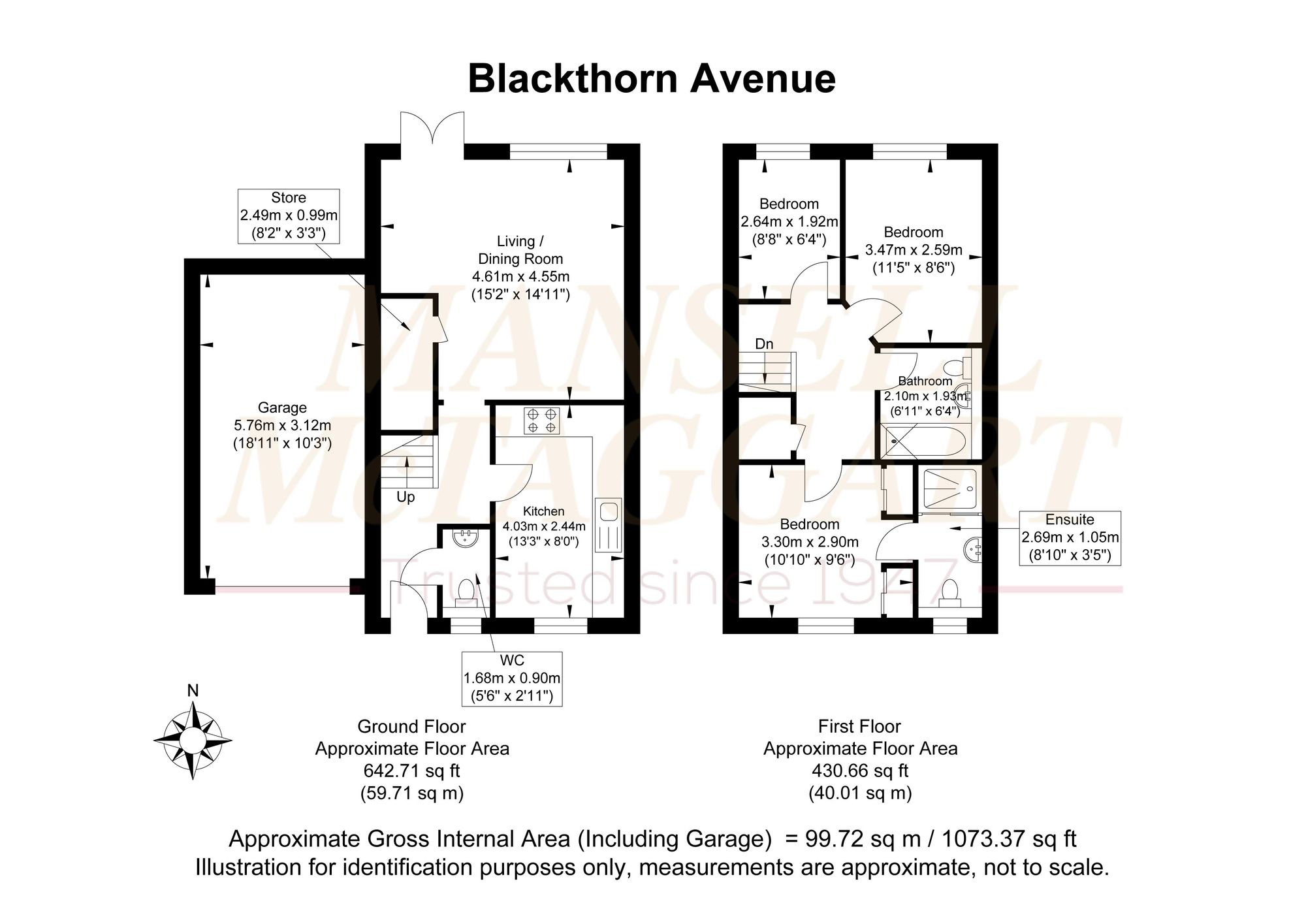 16 Blackthorn Avenue, Billingshurst floorplan
