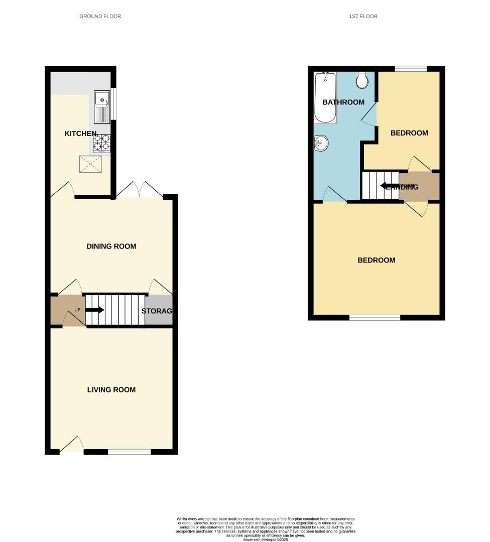 56, Weaver Street, Winsford floorplan