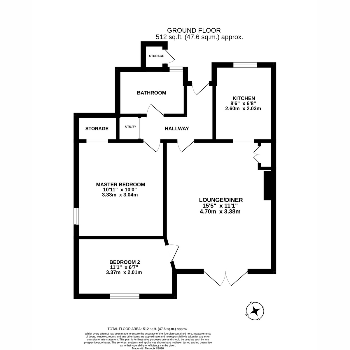 19, Tomwell Close, Southam floorplan