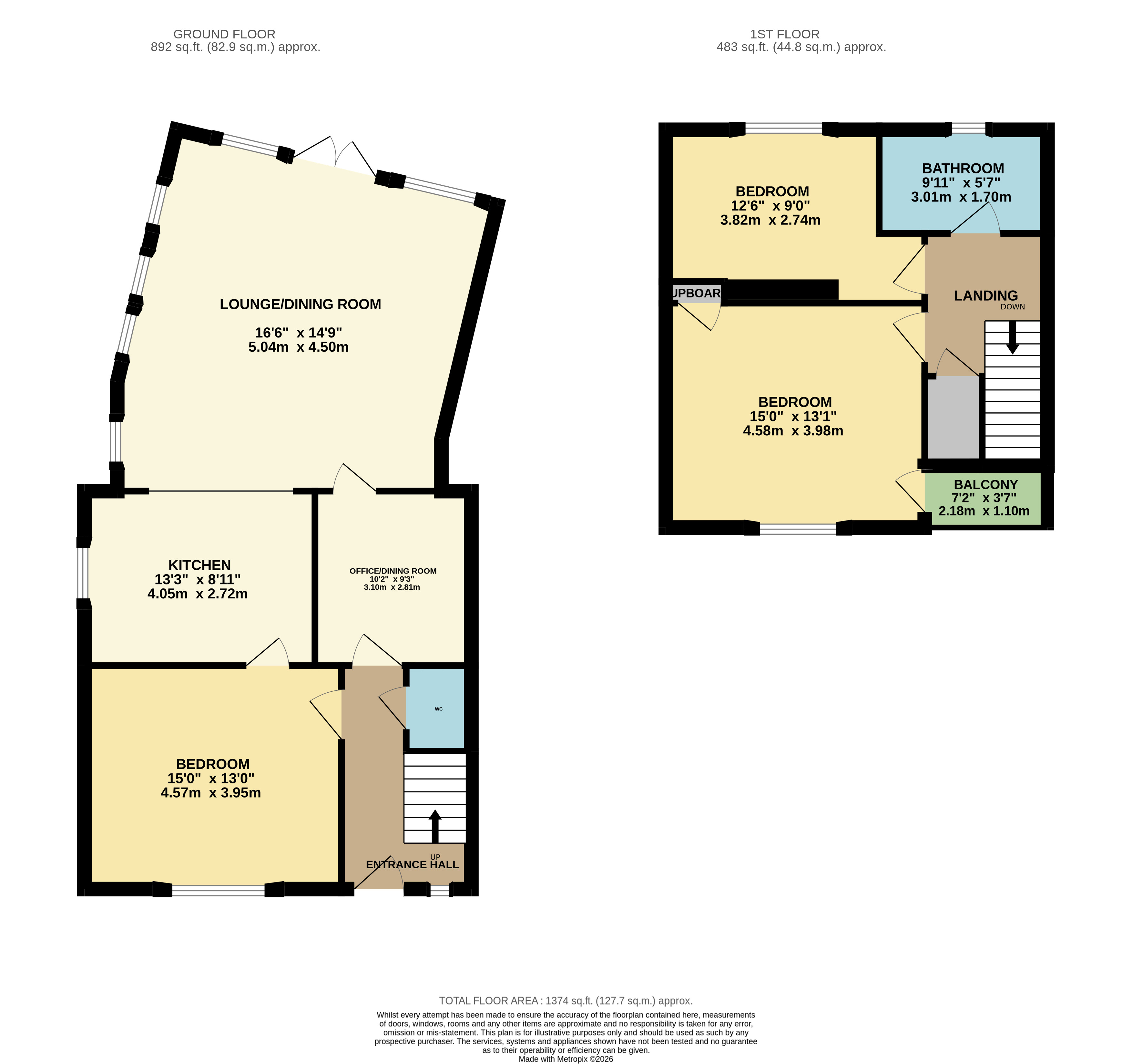 292, Methilhaven Road, Leven floorplan