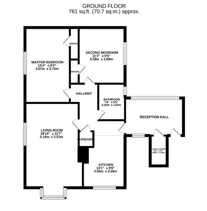 93, Newark Drive, Corby floorplan