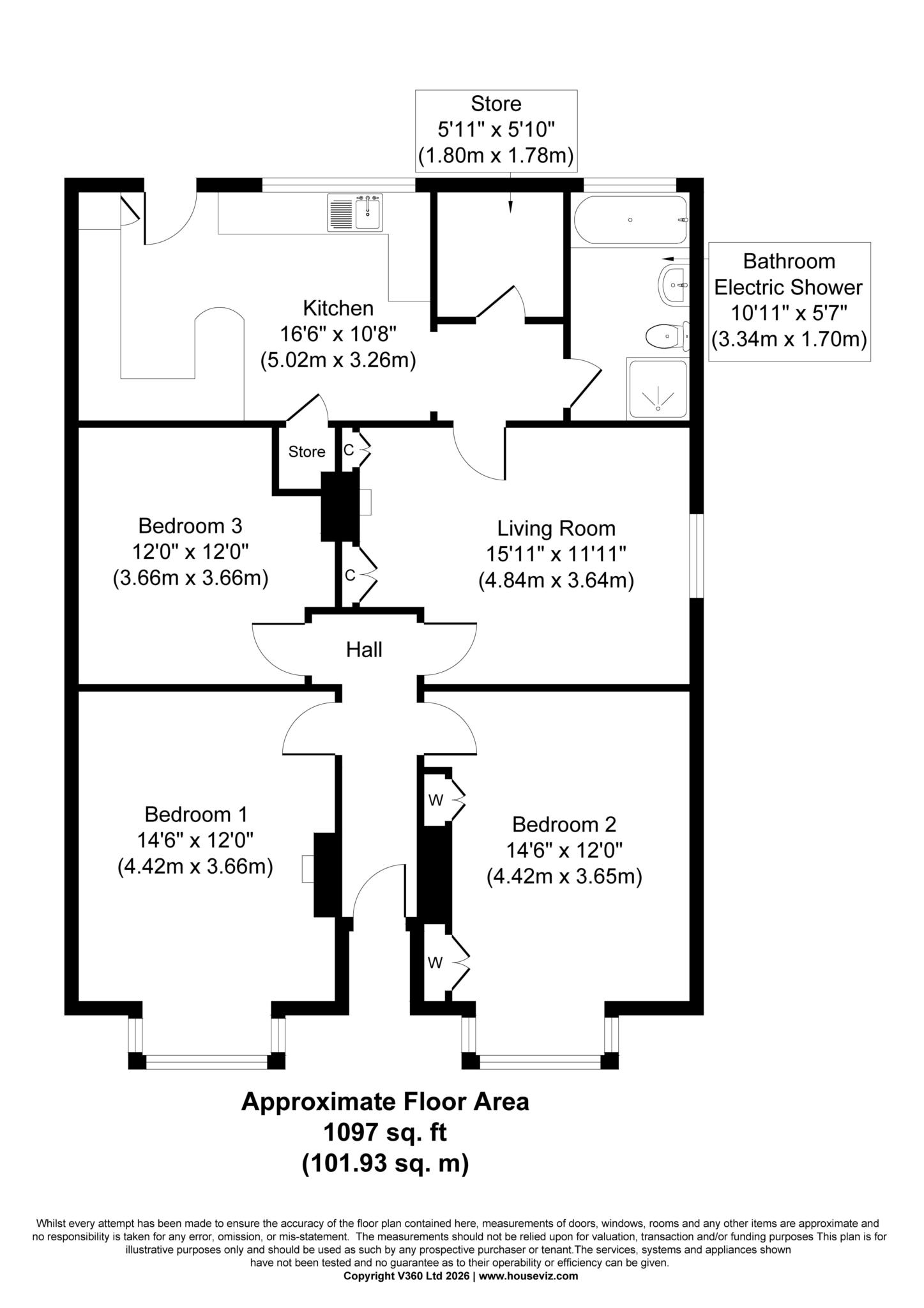 42, Wyles Road, Chatham floorplan