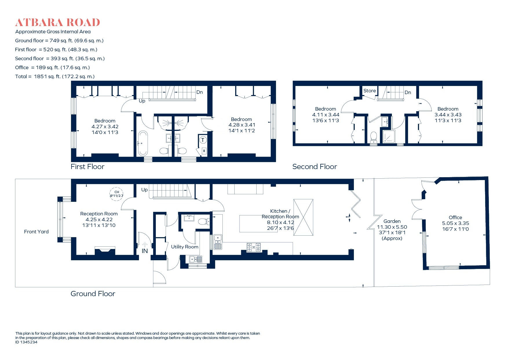 Atbara Road, Teddington floorplan