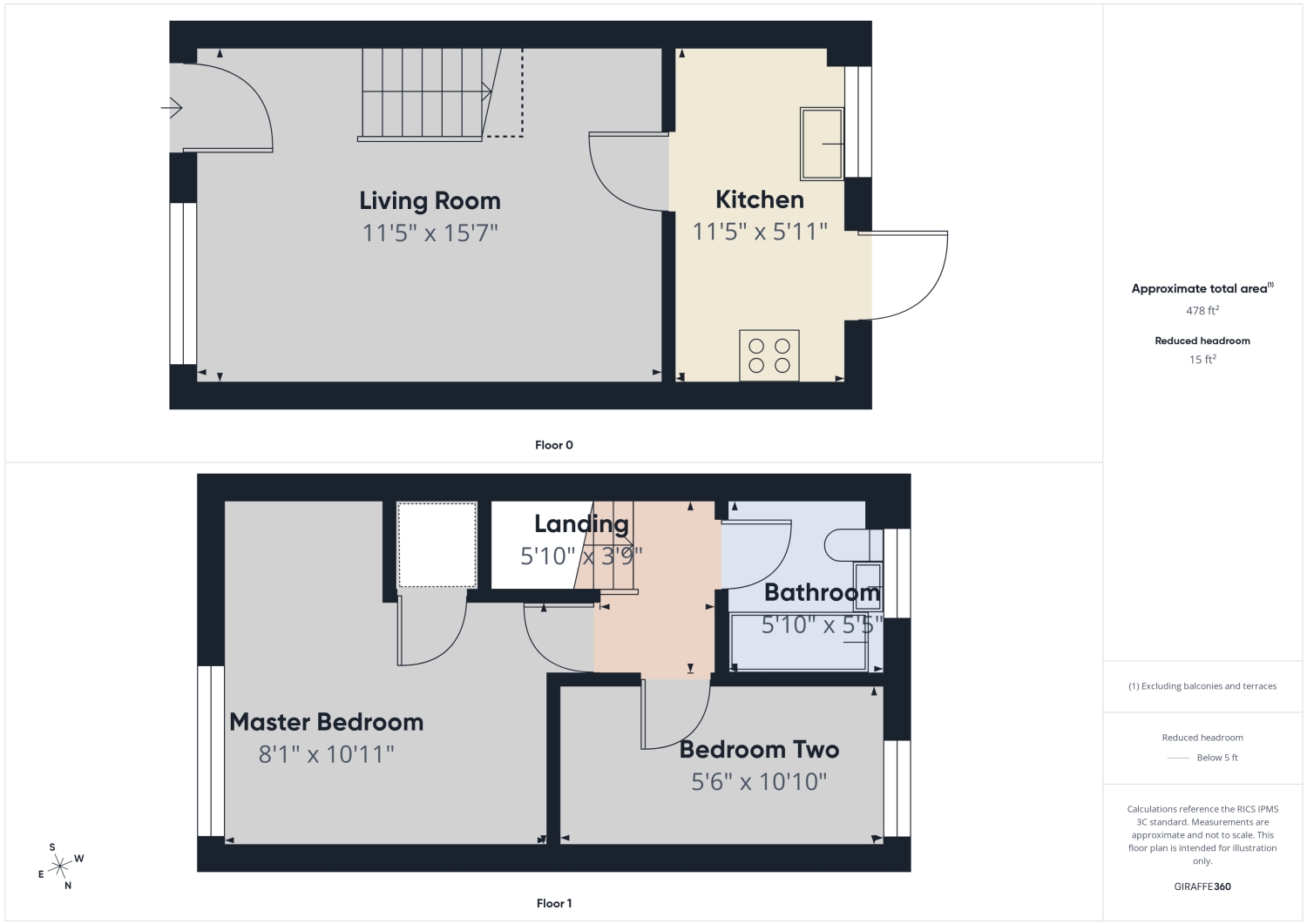 176, New Road, Bristol floorplan