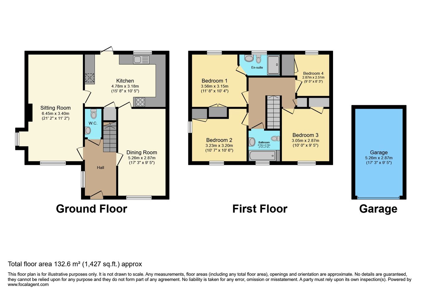 1, Jamaica Way, Eastbourne floorplan