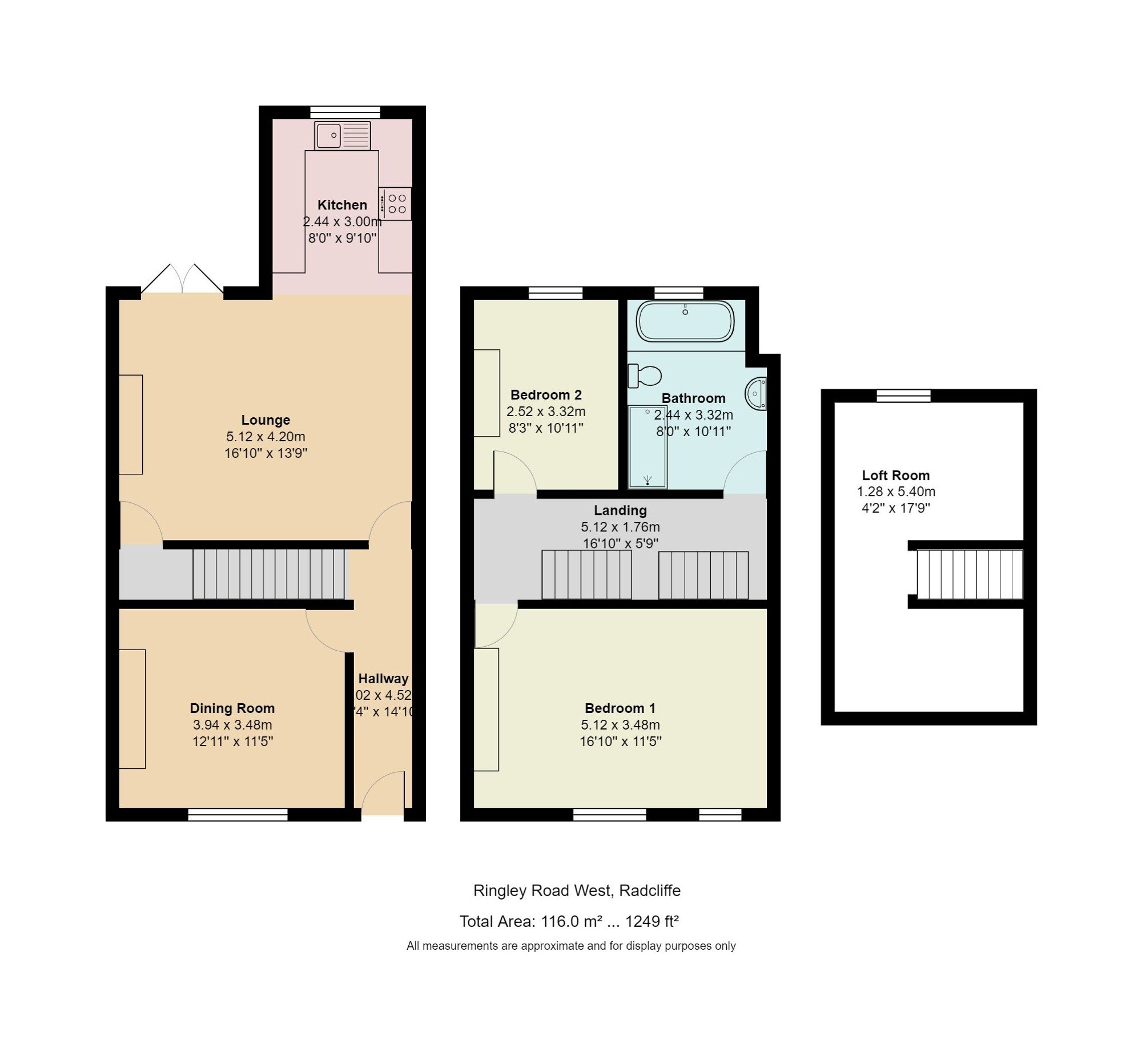 124 Ringley Road West, Manchester floorplan