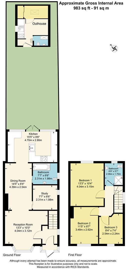 26, Chesterfield Road, Barnet floorplan