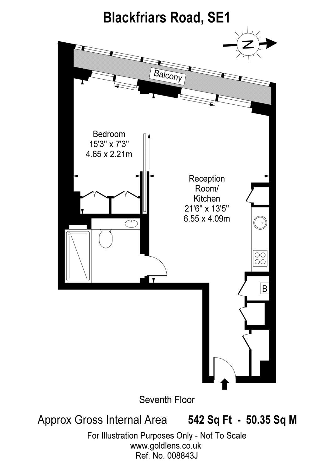 1 Bedrooms Flat to rent in One Blackfriars, Blackfriars Road, London SE1