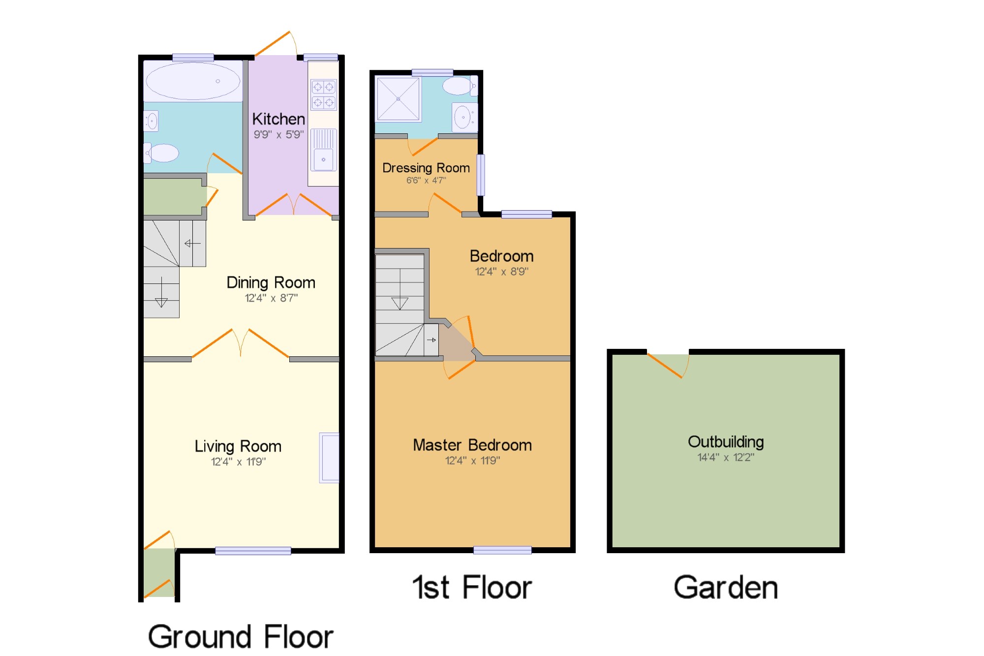 2 Bedrooms Terraced house for sale in Nappers Cottages, High Street, Upper Beeding, Steyning BN44