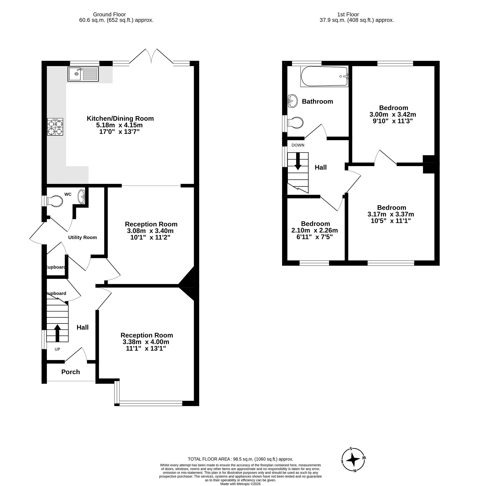 28, Ellingham Road, Chessington floorplan