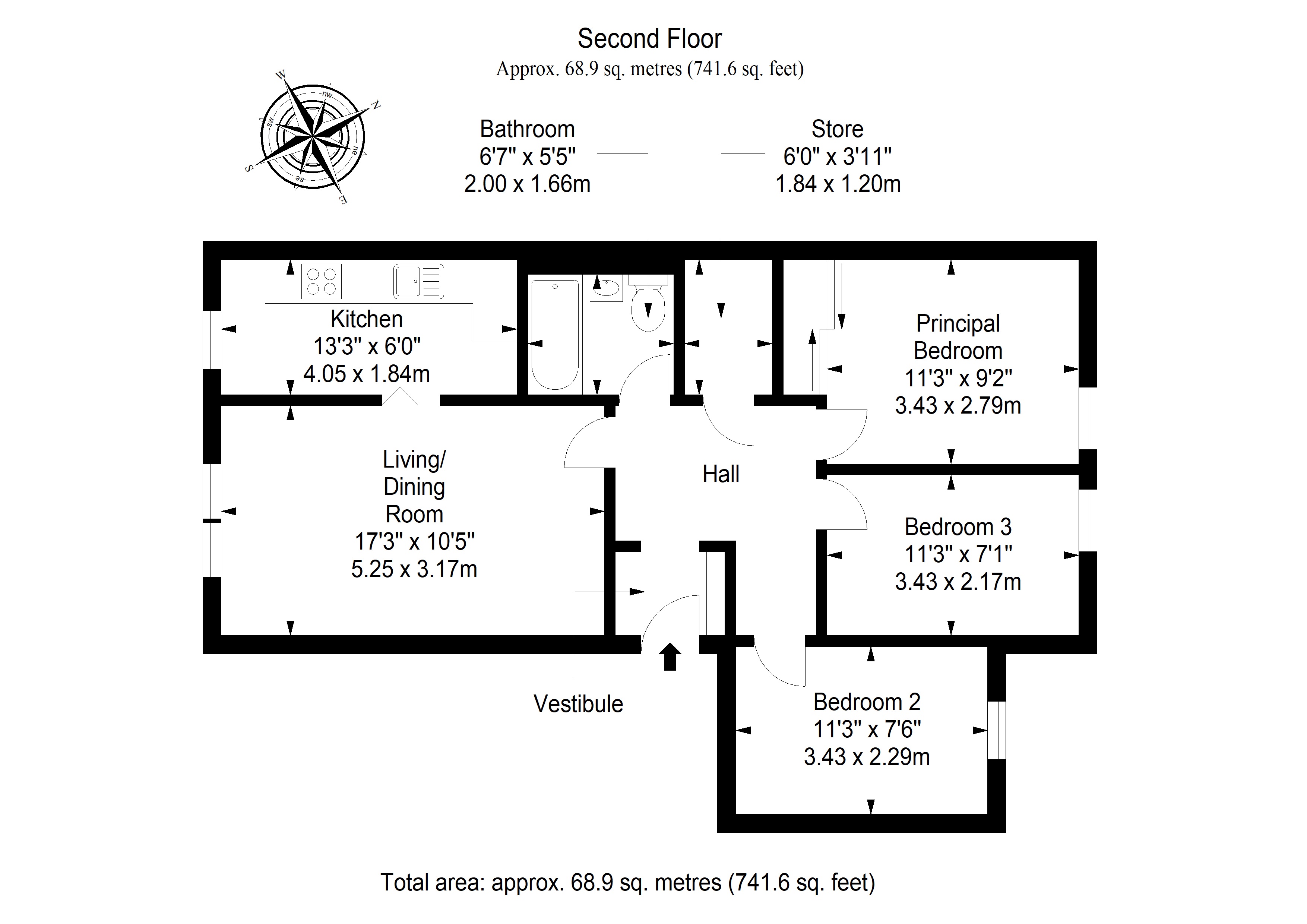 46E, Hercus Loan, Musselburgh EH216Az EH21, 3 bedroom flat for sale