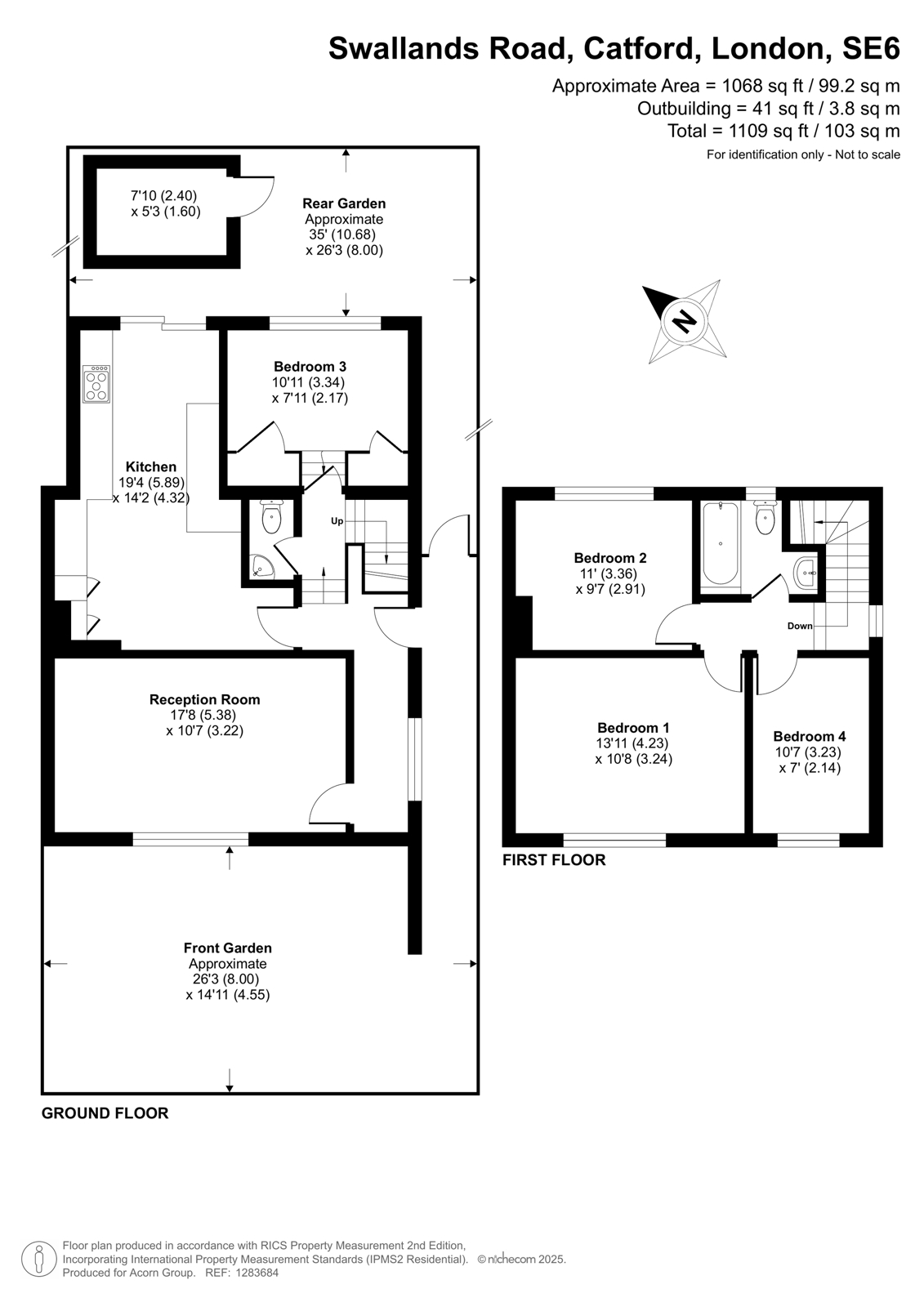 Swallands Road, Catford, London floorplan