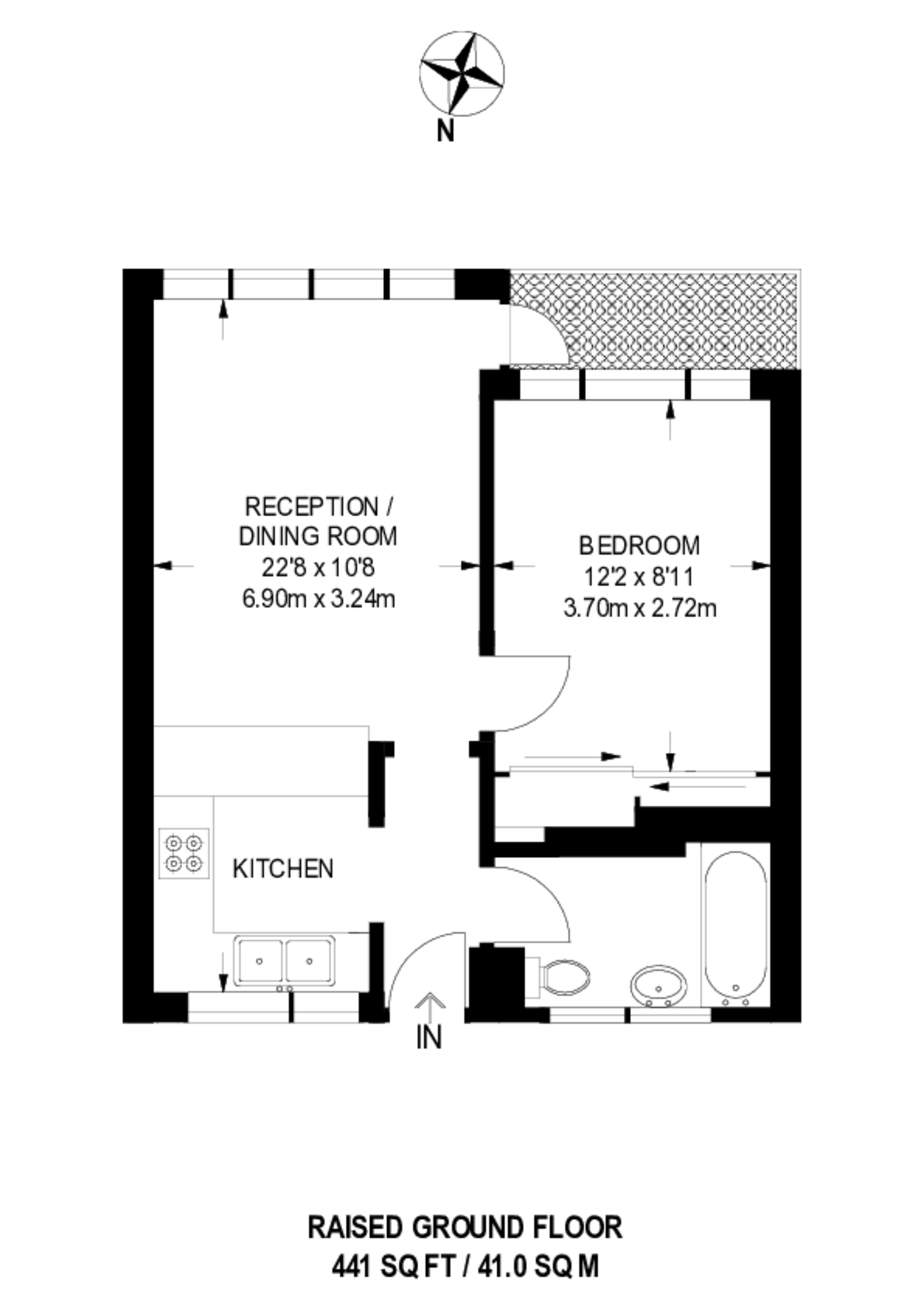 Churchill Gardens, Pimlico floorplan