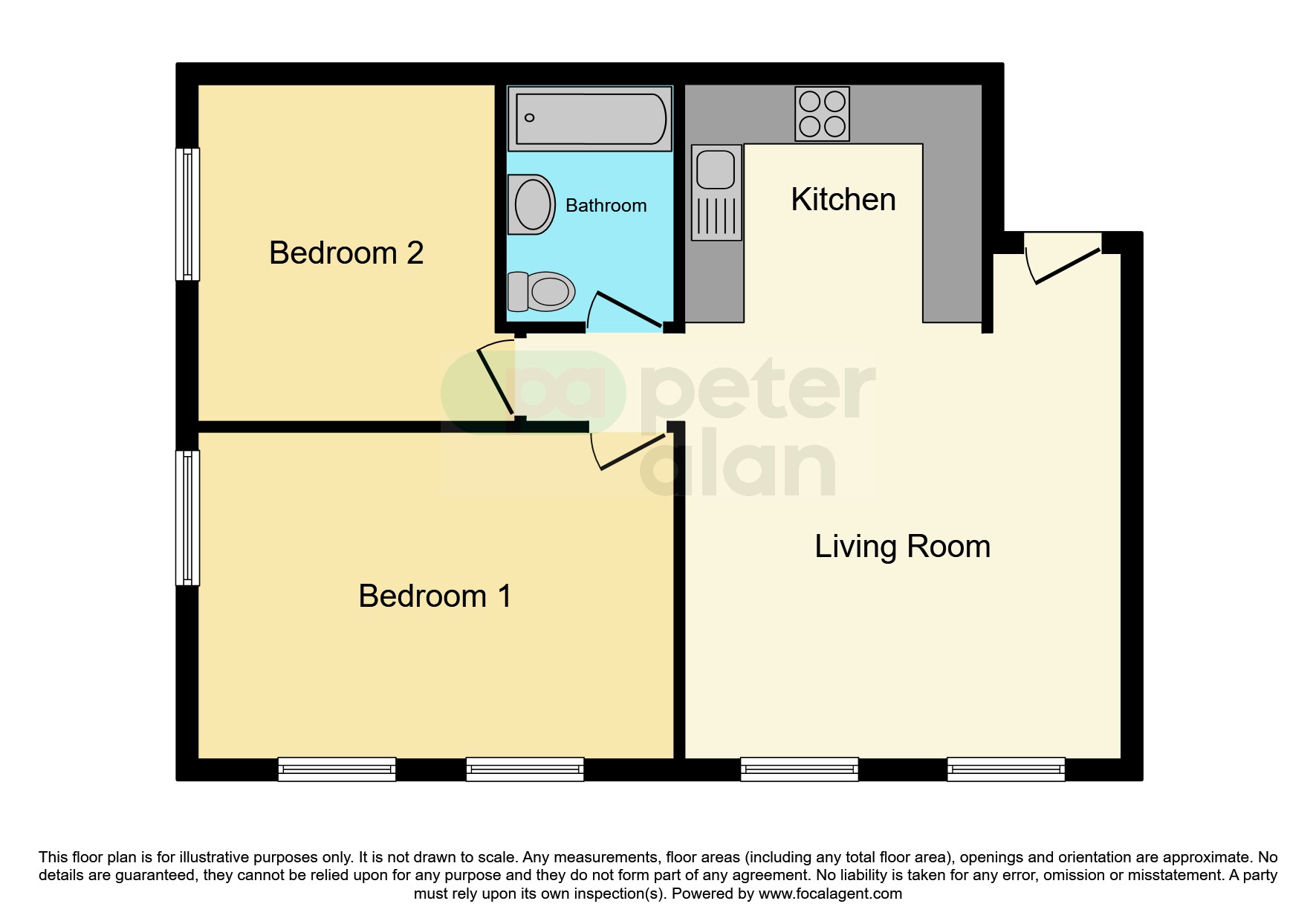 8, Cae'r Bedw, William Street, BARGOED floorplan