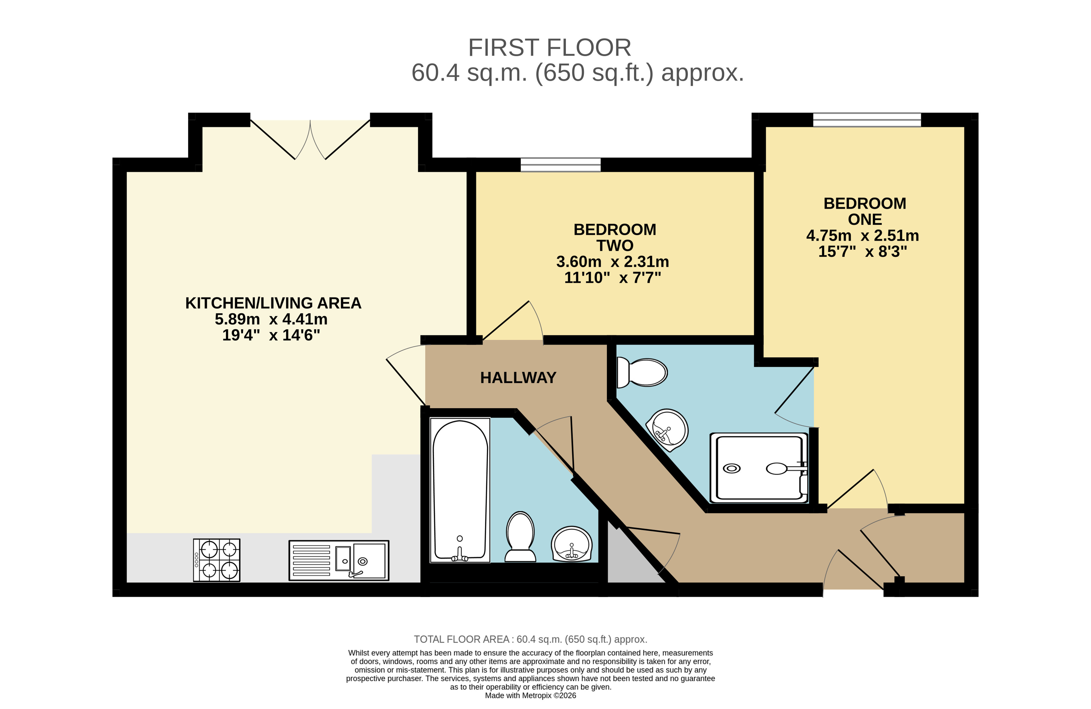 46, Stokers Close, Bedfordshire floorplan