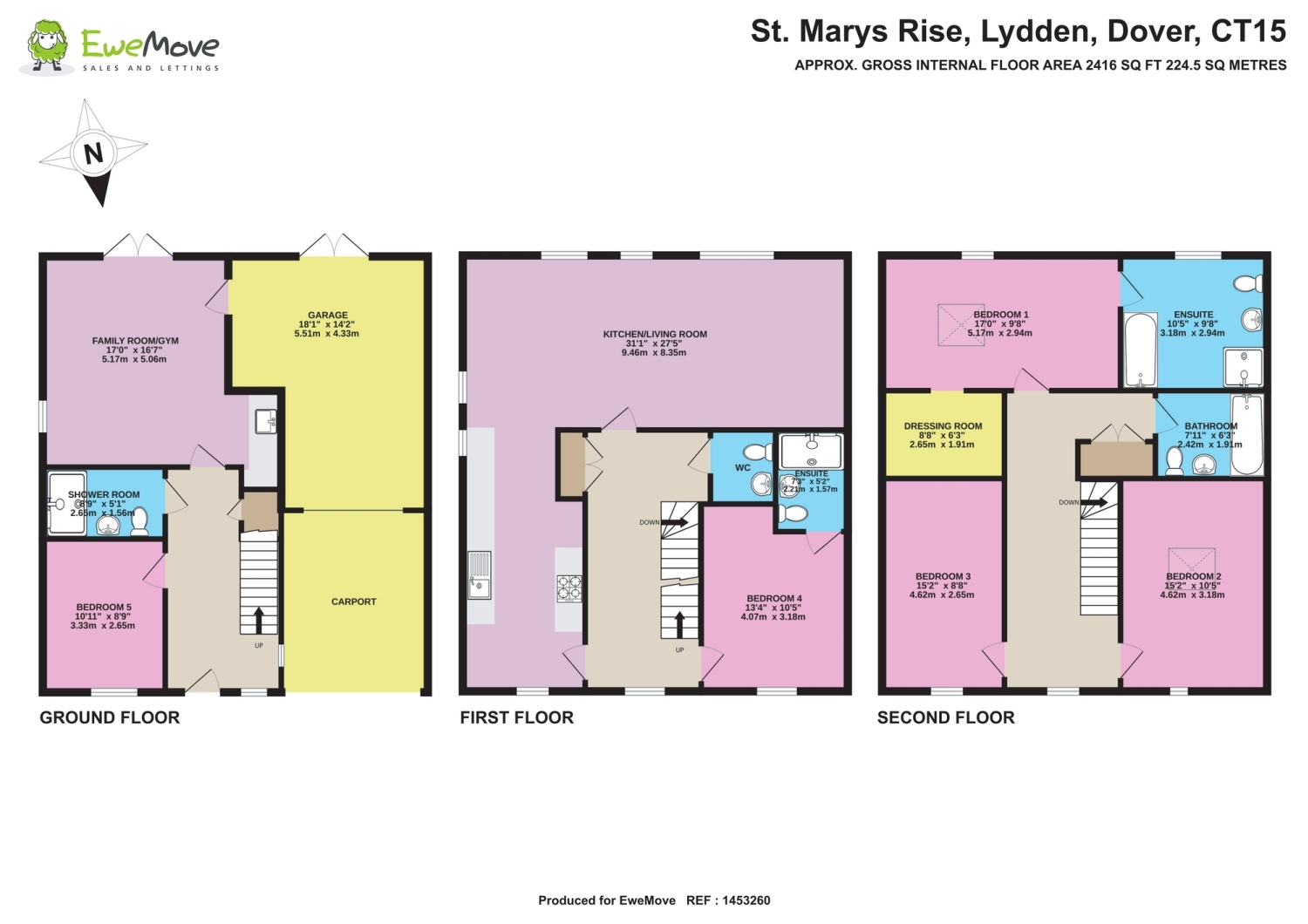 26, St. Marys Rise, Dover floorplan