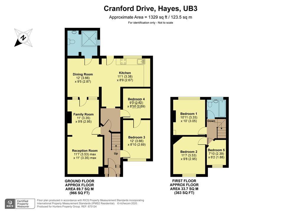 63, Cranford Drive, Hayes floorplan